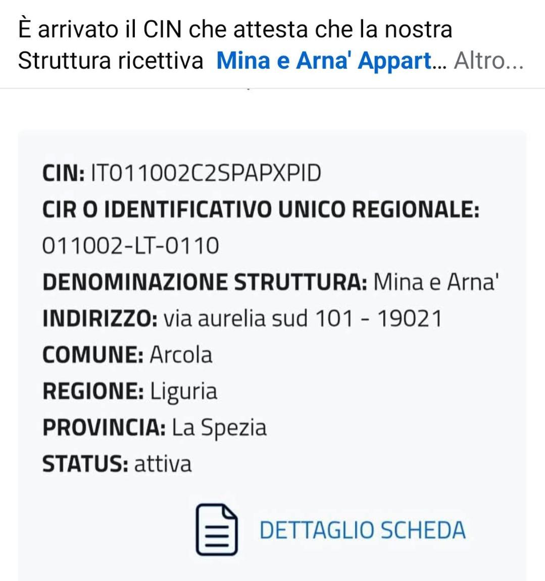 Mina E Arna' Villa Arcola Bagian luar foto